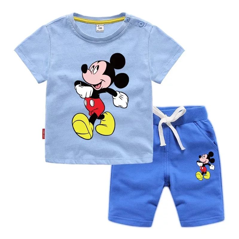 excitation patron Miraculous Pentru Disney Mickey Mouse-baieti Set Haine De Bumbac Fete T-shirt Maxim 2  Copii Purta Copii Sunmmer Costum De Sport Set ~ Haine fete / Reginanoptii.ro